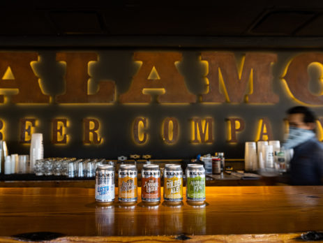 Visit the taproom of the Alamo Beer Company in San Antonio.