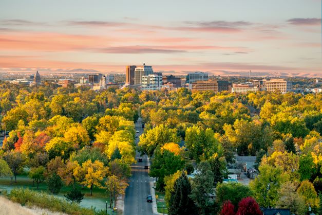 Boise Skyline - Brews Less Traveled